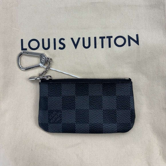 Louis Vuitton Damier Ebene Card holder with chain - Picture 3 of 4